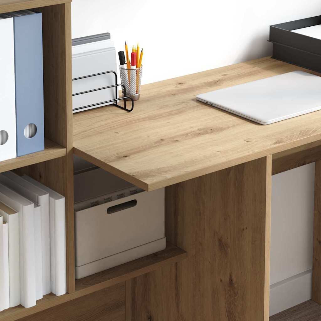 Skrivebord Artisan Eik Konstruert tre 131,5 x 50 x 106,5 cm