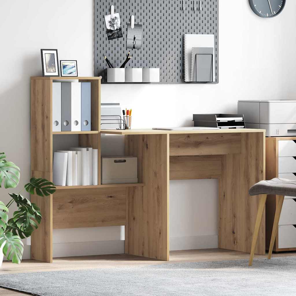 Skrivebord Artisan Eik Konstruert tre 131,5 x 50 x 106,5 cm