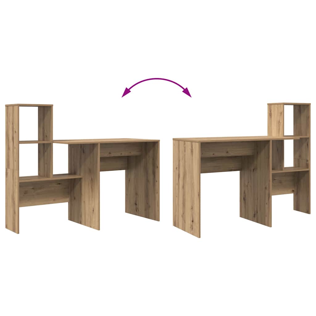 Skrivebord Artisan Eik Konstruert tre 131,5 x 50 x 106,5 cm