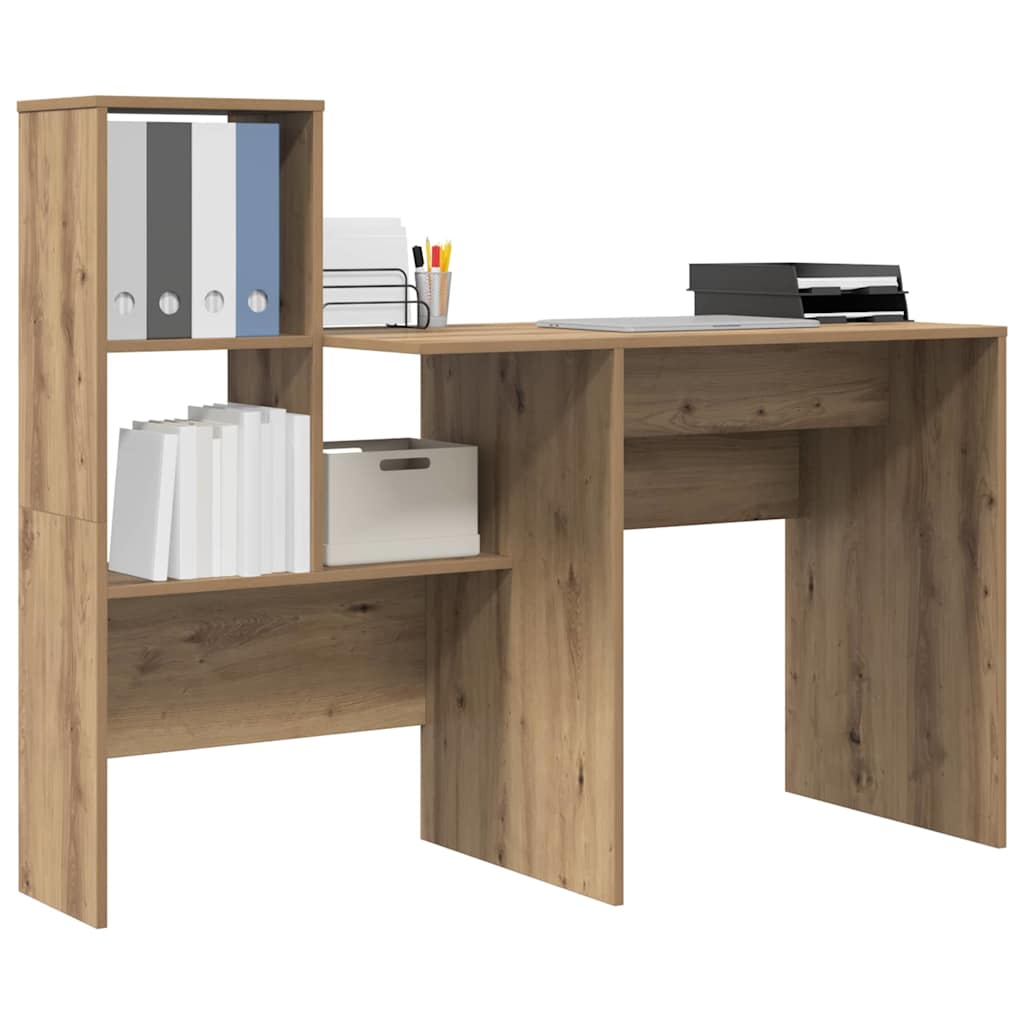 Skrivebord Artisan Eik Konstruert tre 131,5 x 50 x 106,5 cm
