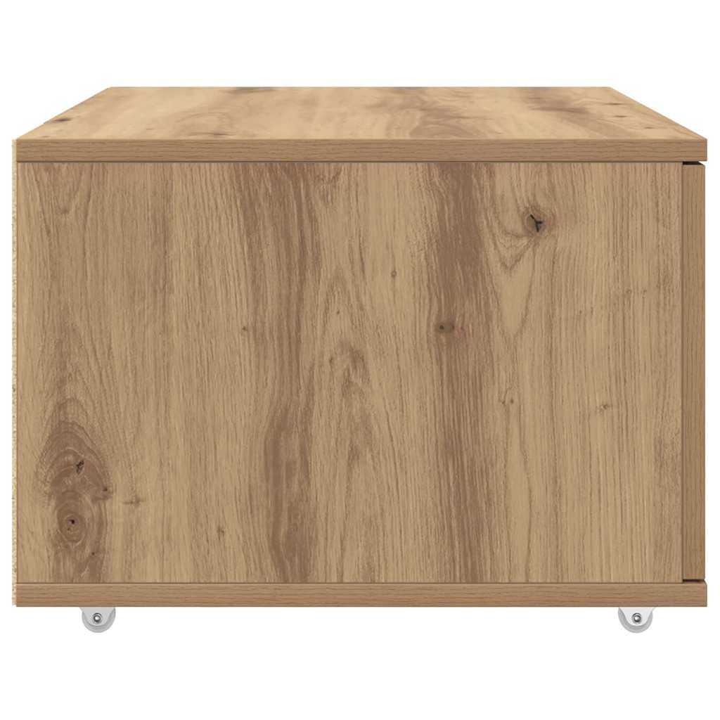 Skuffeskap med hjul Artisan Eik 55 x 45 x 31 cm