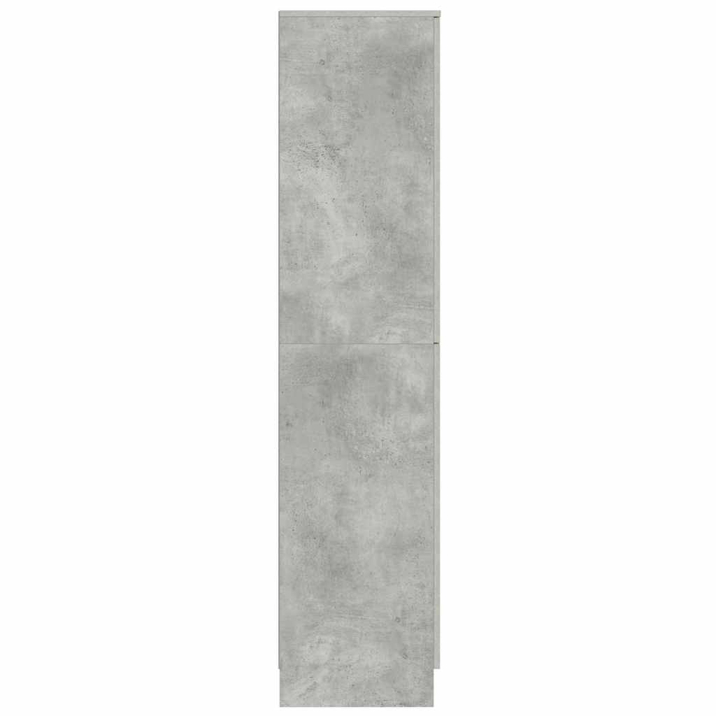Høyskap Betonggrå 35 x 39 x 168 cm vidaXL