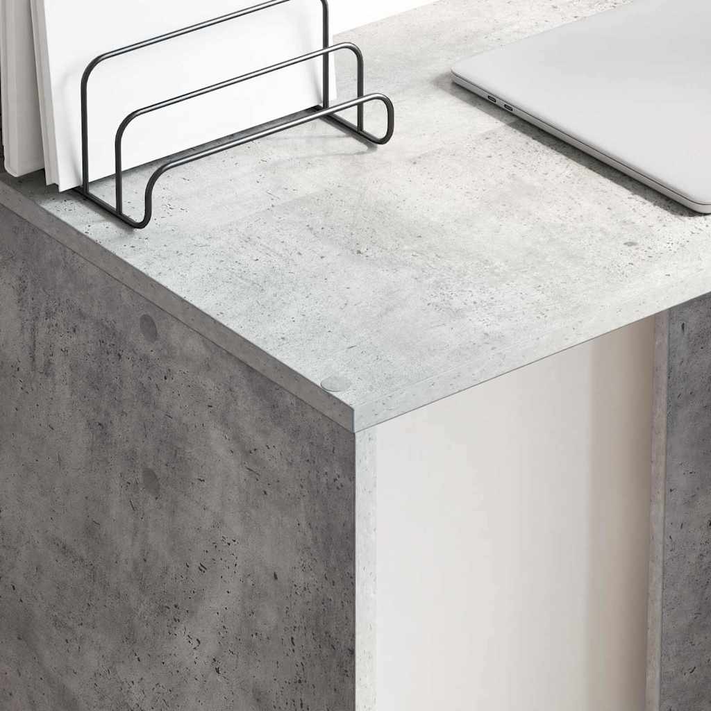Skrivebord Betonggrå 78,5 x 37 x 154,5 cm Konstruert tre