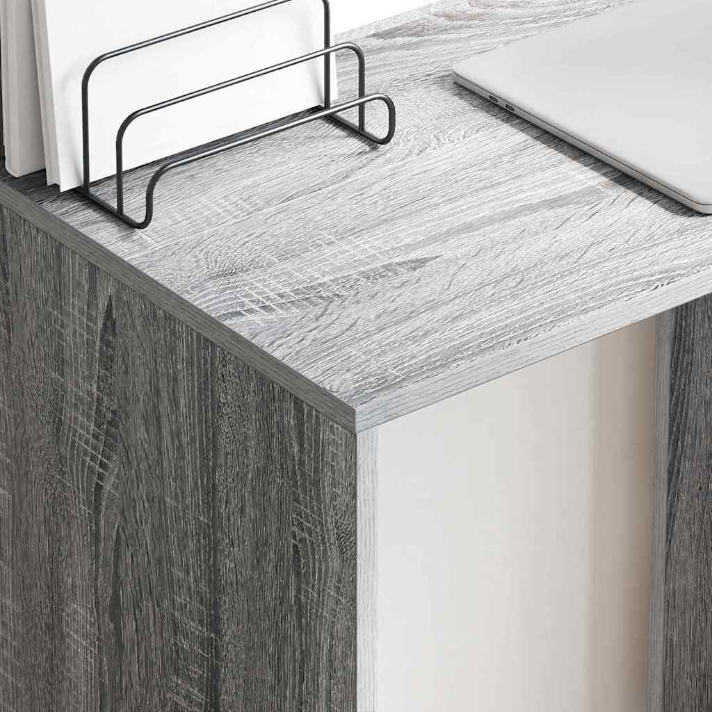 Skrivebord Grå Sonoma 78,5 x 37 x 154,5 cm Konstruert tre