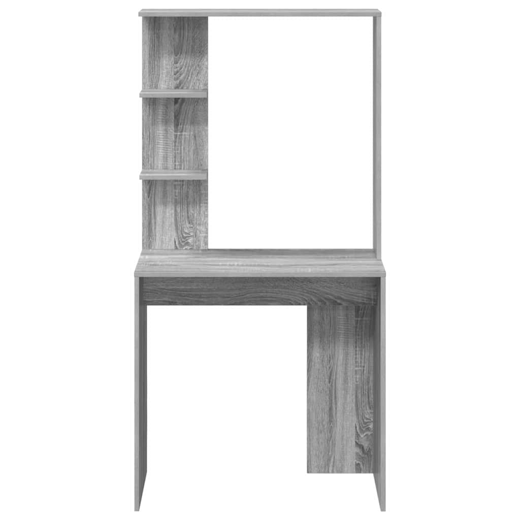 Skrivebord Grå Sonoma 78,5 x 37 x 154,5 cm Konstruert tre