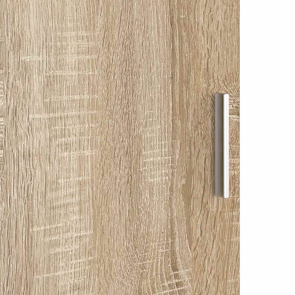 Høyskap Sonoma eik 31,5 x 32 x 122,5 cm vidaXL