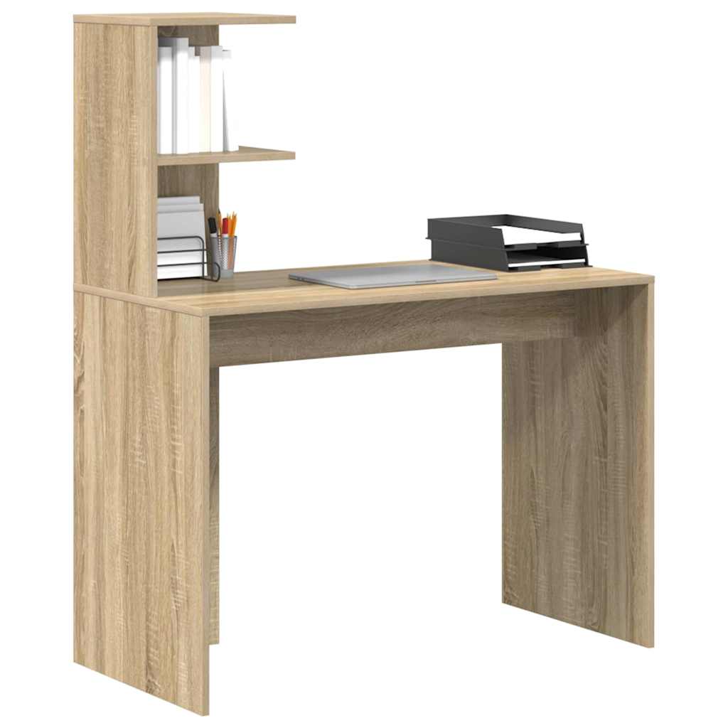 Skrivebord Sonoma eik 102 x 50 x 124 cm Konstruert tre