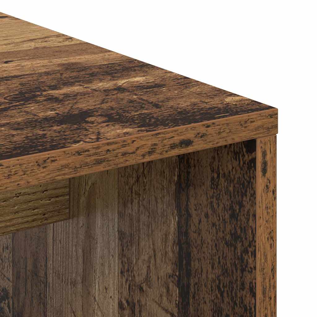 Skrivebord med hylle Gamle tre 102 x 50 x 124 cm Konstruert tre