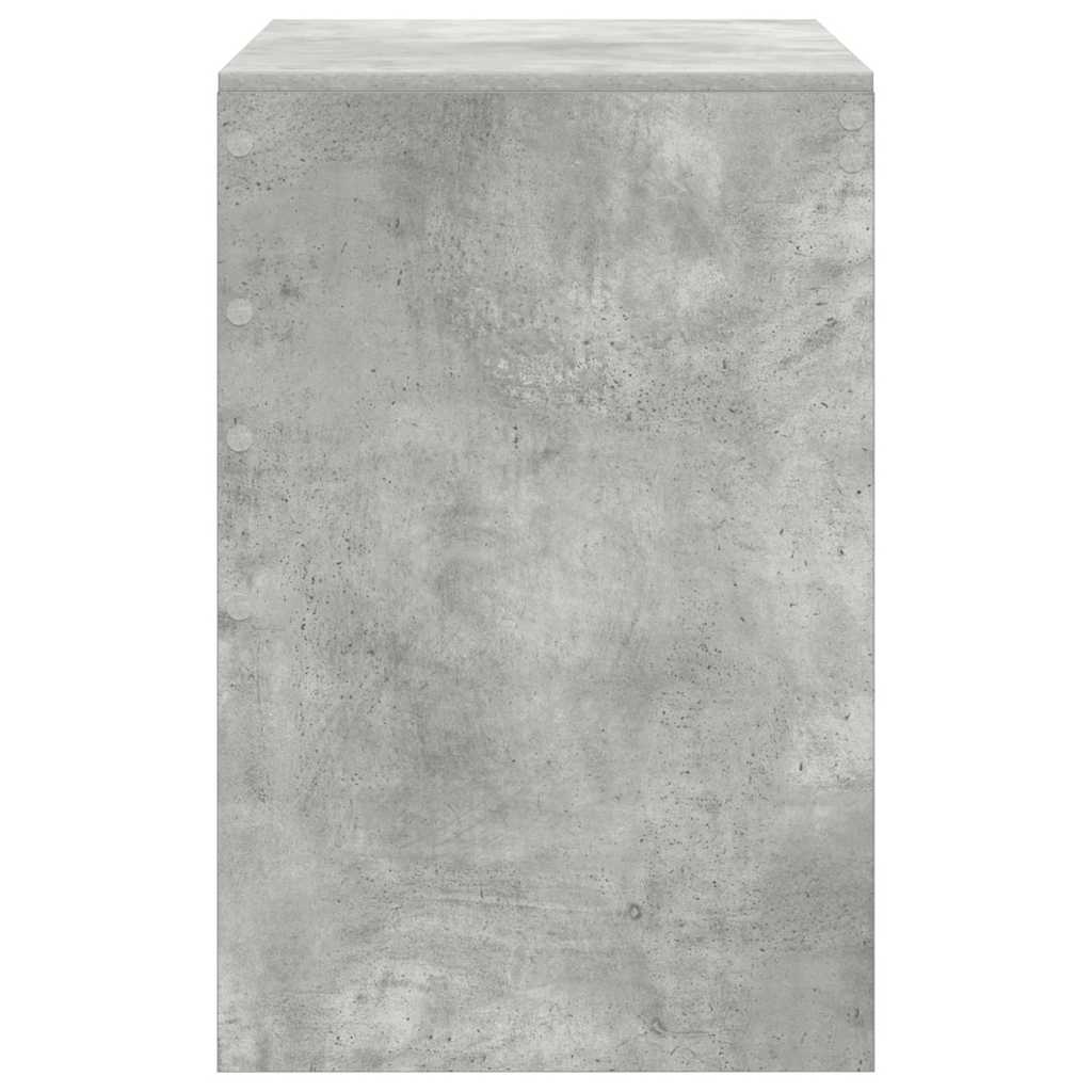 Skrivebord Betonggrå 80 x 50 x 76 cm
