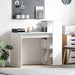 Skrivebord med hylle Hvit 108 x 55 x 103.5 cm Konstruert tre