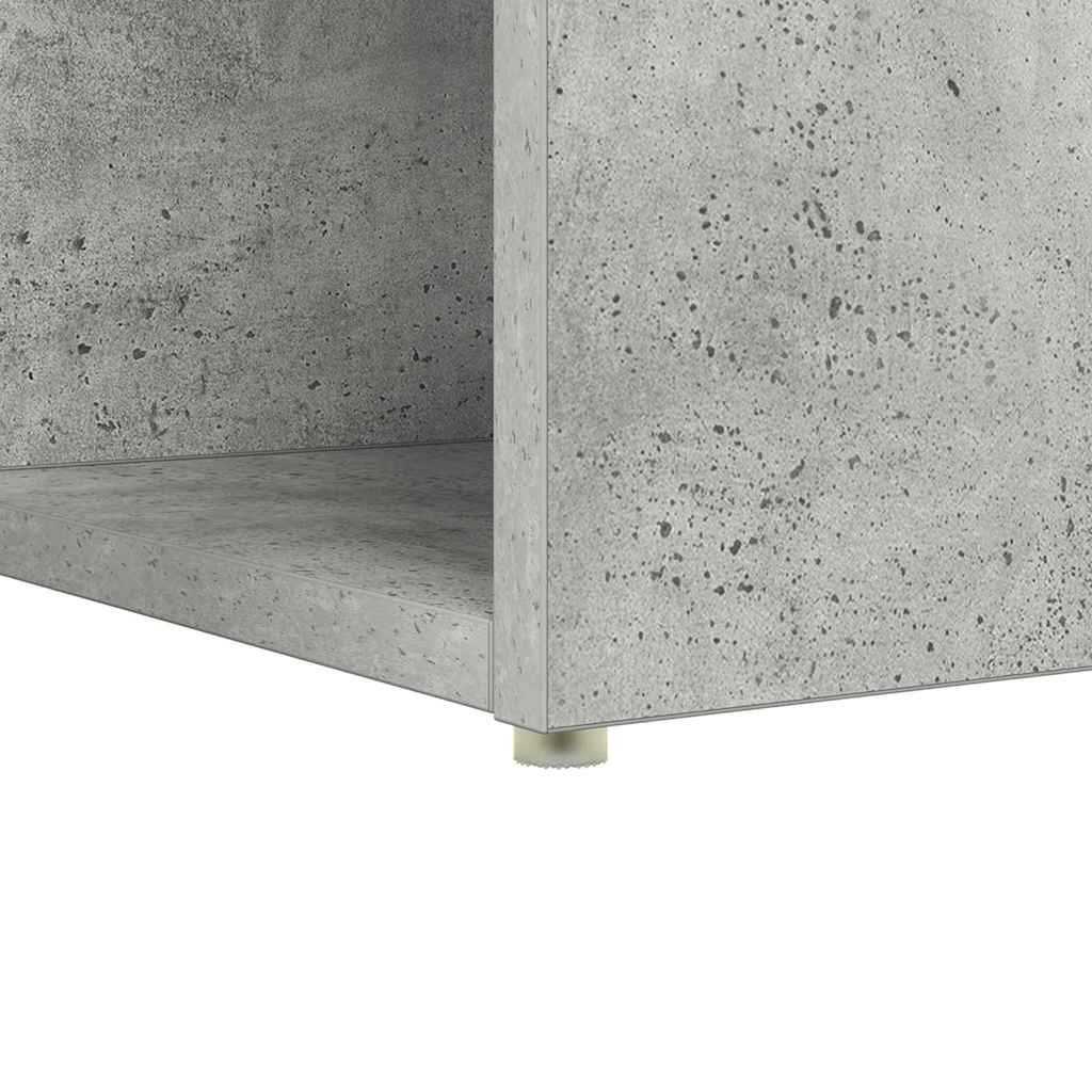 Skrivebord Betonggrå 108 x 55 x 103.5 cm Konstruert tre