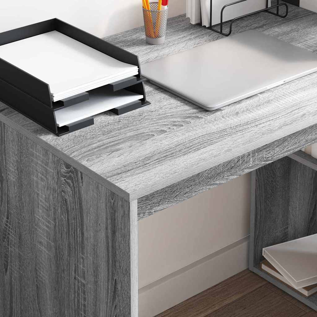 Skrivebord Grå Sonoma 108 x 55 x 103.5 cm Konstruert tre
