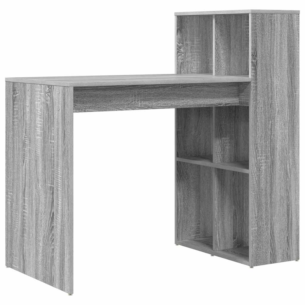 Skrivebord Grå Sonoma 108 x 55 x 103.5 cm Konstruert tre