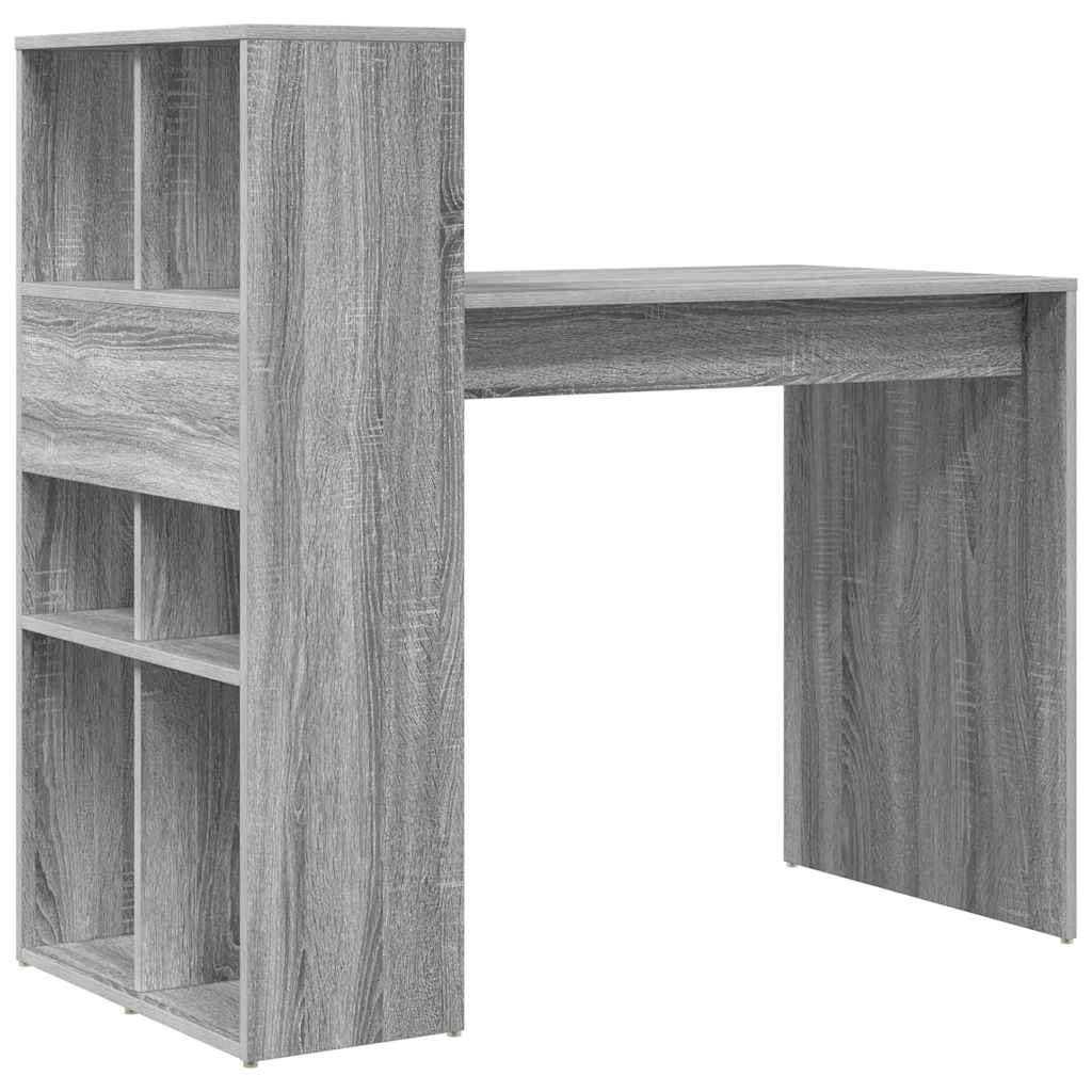 Skrivebord Grå Sonoma 108 x 55 x 103.5 cm Konstruert tre