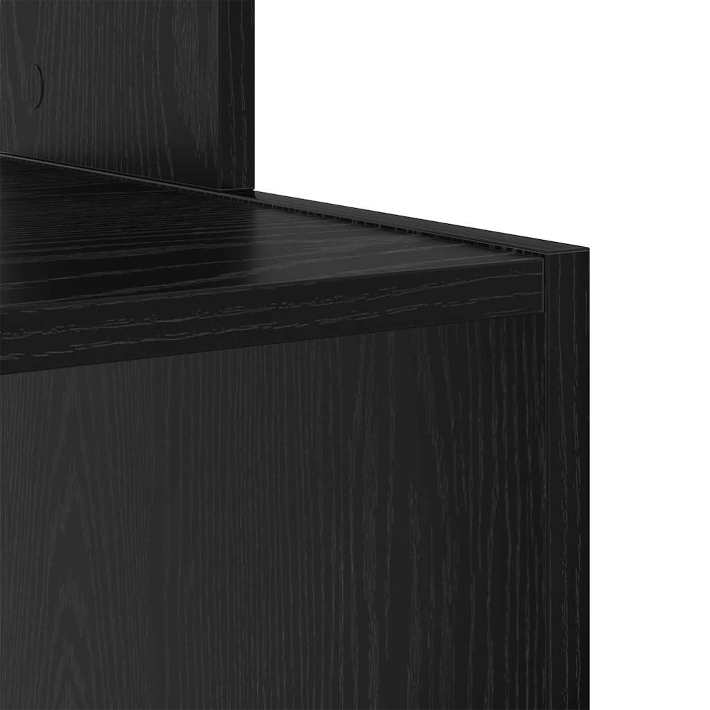 Skrivebord Svart Eik 106 x 41 x 88.5 cm Konstruert tre