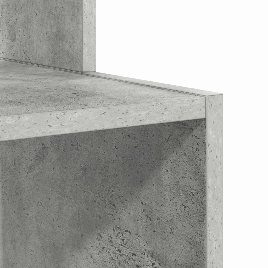 Skrivebord Betonggrå 106 x 41 x 88.5 cm Konstruert tre