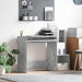 Skrivebord Betonggrå 106 x 41 x 88.5 cm Konstruert tre