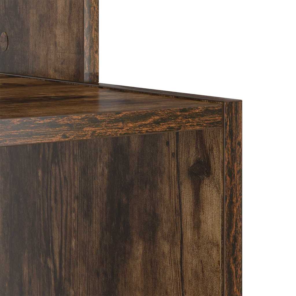 Skrivebord med skuff Røkt eik 106 x 41 x 88.5 cm Konstruert tre