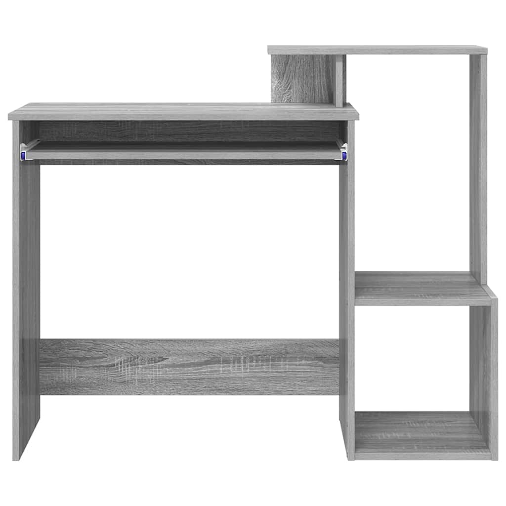 Skrivebord Grå Sonoma 106 x 41 x 88.5 cm Konstruert tre