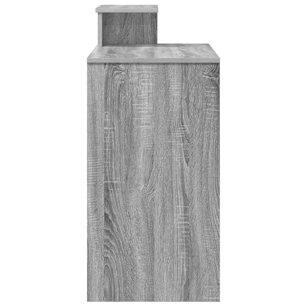 Skrivebord Grå Sonoma 106 x 41 x 88.5 cm Konstruert tre