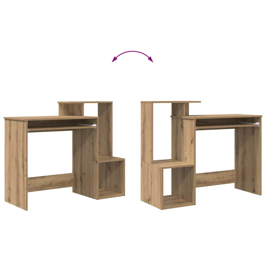 Skrivebord Artisan Eik Konstruert tre 106 x 41 x 88.5 cm