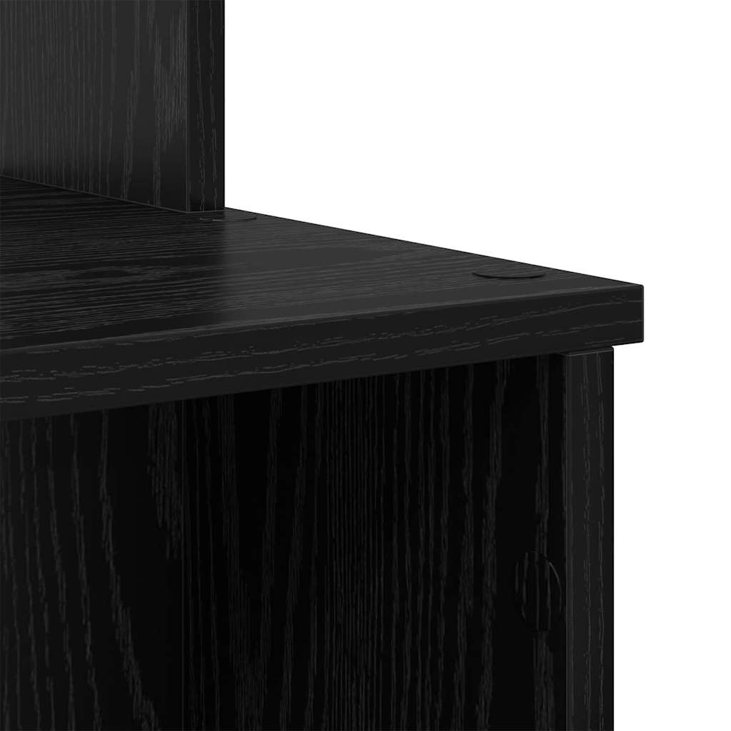 Skrivebord Svart Eik 120,5 x 44 x 88,5 cm Konstruert tre