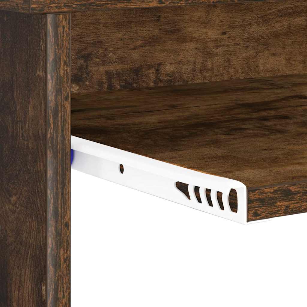 Skrivebord Røkt eik 120,5 x 44 x 88,5 cm Konstruert tre