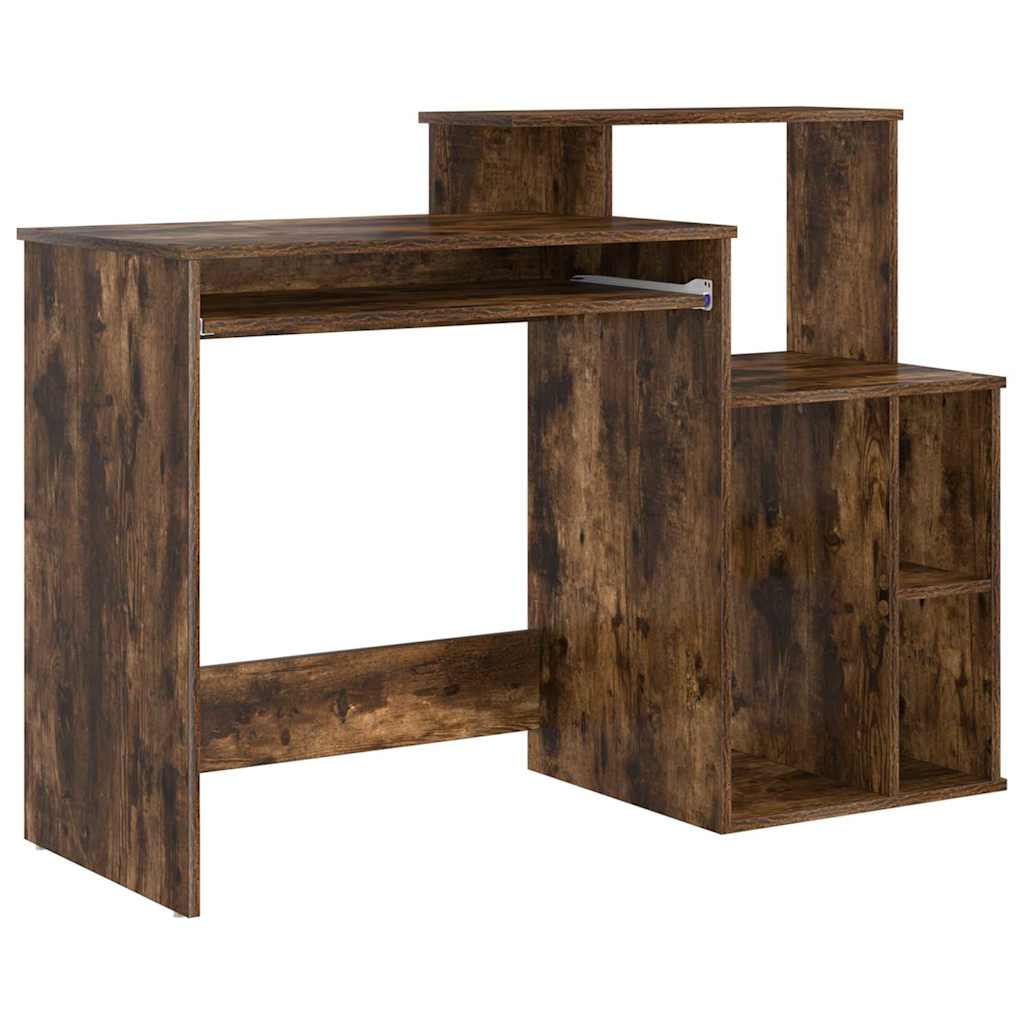Skrivebord Røkt eik 120,5 x 44 x 88,5 cm Konstruert tre