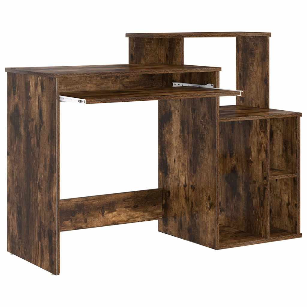 Skrivebord Røkt eik 120,5 x 44 x 88,5 cm Konstruert tre