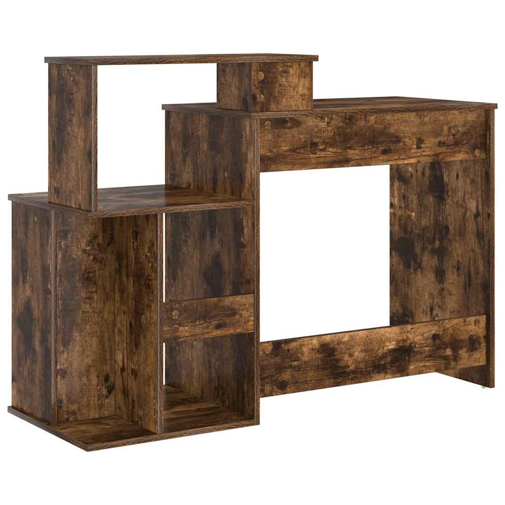 Skrivebord Røkt eik 120,5 x 44 x 88,5 cm Konstruert tre