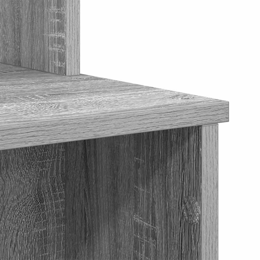 Skrivebord Grå Sonoma 120,5 x 44 x 88,5 cm Konstruert tre
