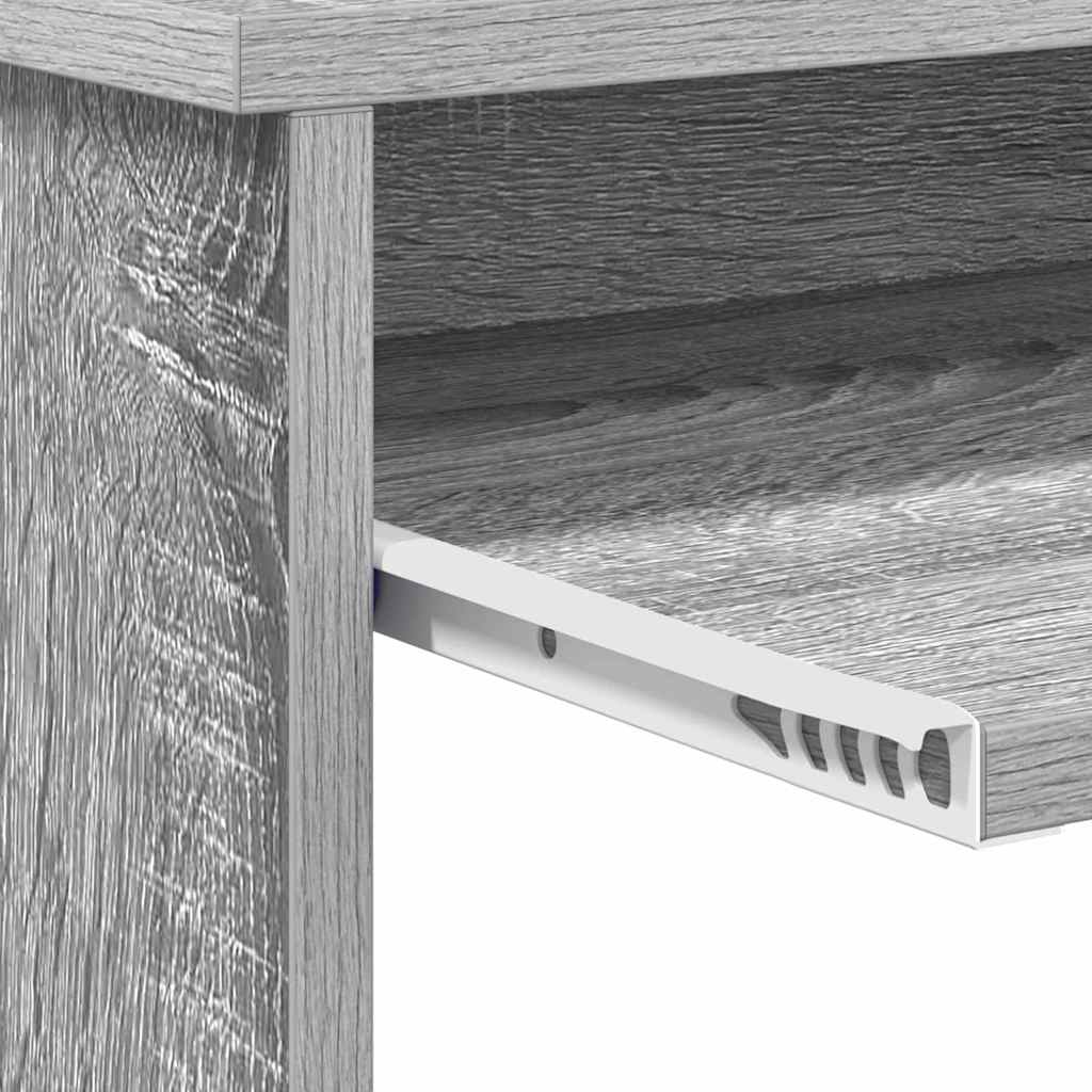 Skrivebord Grå Sonoma 120,5 x 44 x 88,5 cm Konstruert tre