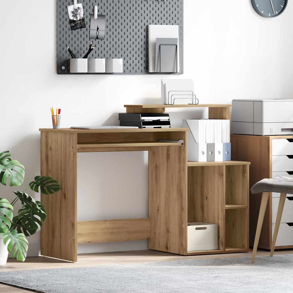 Skrivebord Artisan Eik Konstruert tre 120,5 x 44 x 88,5 cm