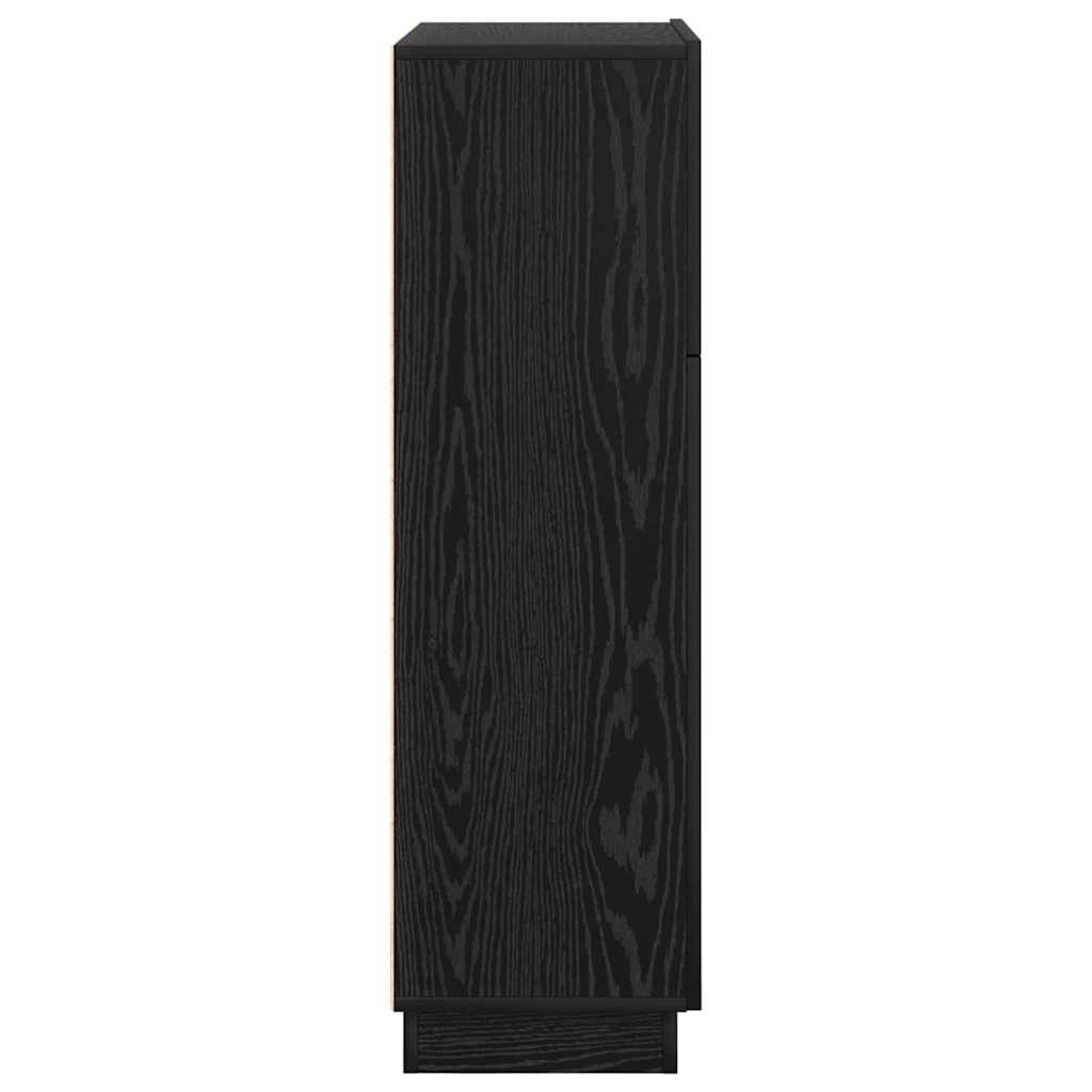 Skrivebord Svart Eik 71.5 x 31.5 x 106.5 cm Konstruert tre