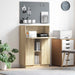 Skrivebord Sonoma eik 71.5 x 31.5 x 106.5 cm Konstruert tre