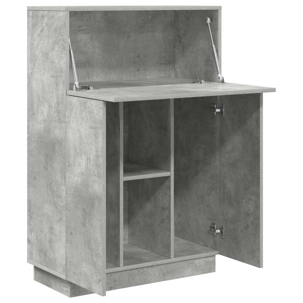 Skrivebord Betonggrå 71.5 x 31.5 x 106.5 cm Konstruert tre