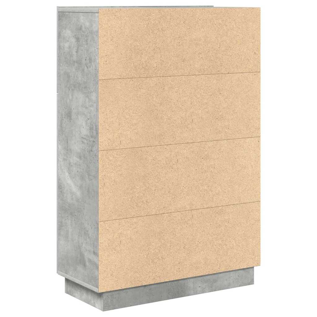 Skrivebord Betonggrå 71.5 x 31.5 x 106.5 cm Konstruert tre