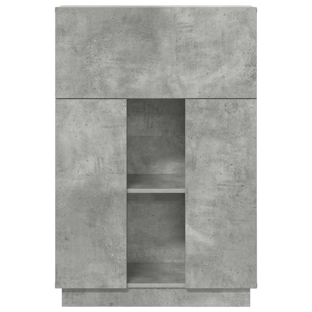 Skrivebord Betonggrå 71.5 x 31.5 x 106.5 cm Konstruert tre