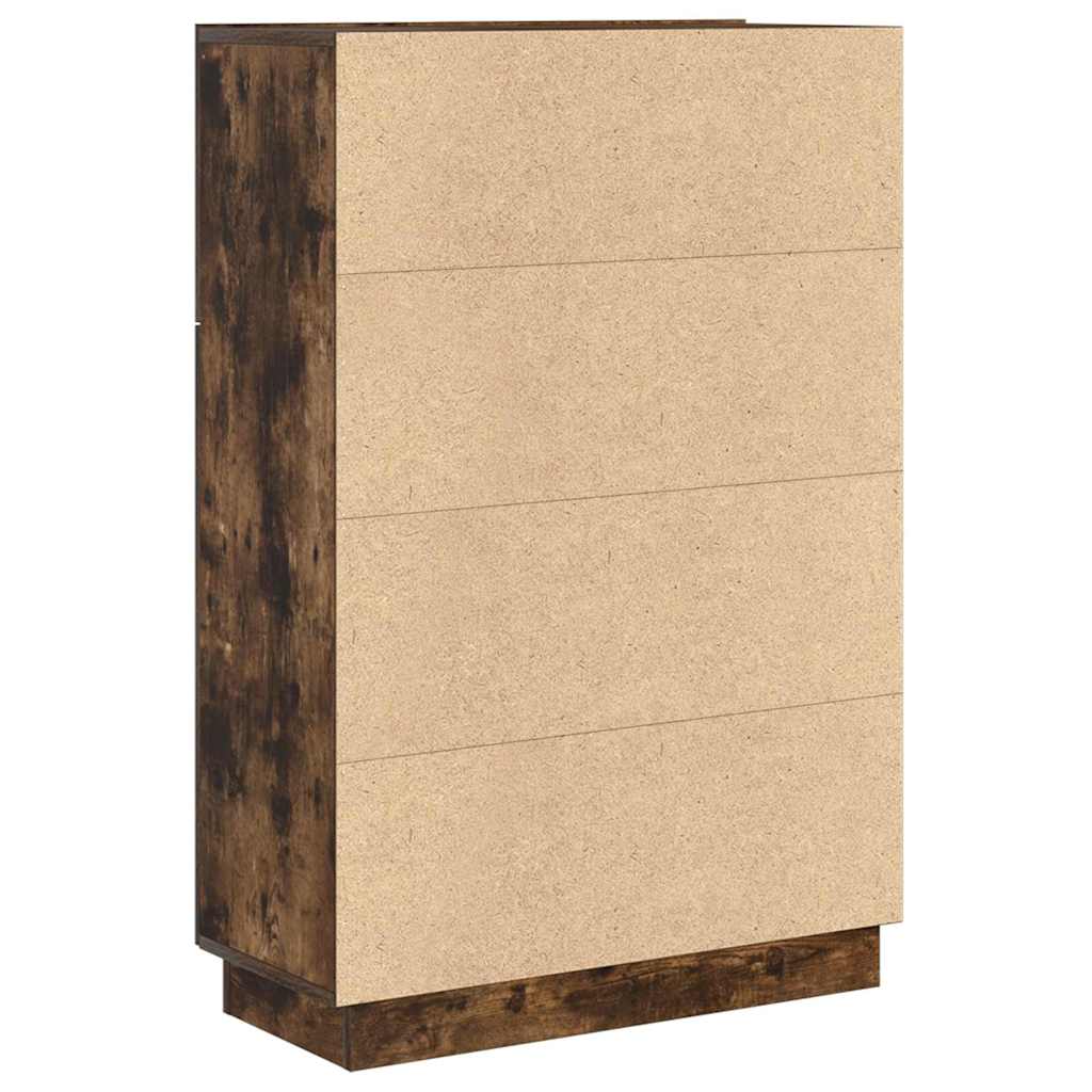 Skrivebord Røkt eik 71.5 x 31.5 x 106.5 cm Konstruert tre