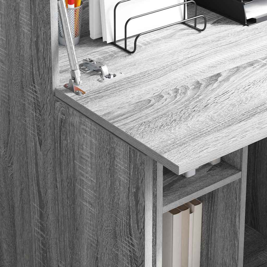 Skrivebord Grå Sonoma 71.5 x 31.5 x 106.5 cm Konstruert tre