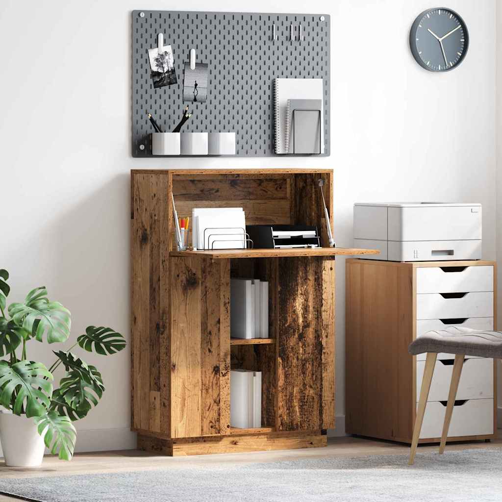 Skrivebord Gamle tre 71.5 x 31.5 x 106.5 cm Konstruert tre