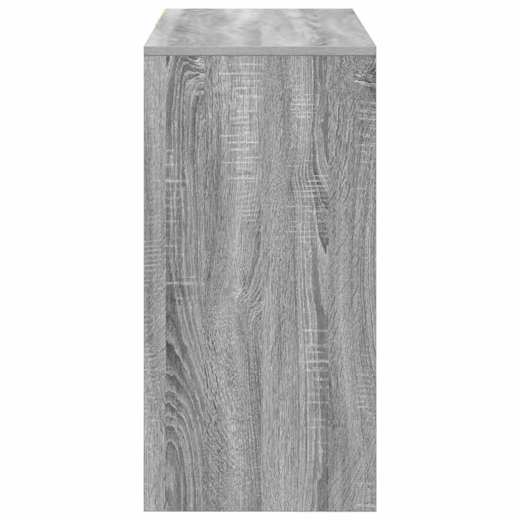 Skrivebord Grå Sonoma 90 x 37,5 x 75 cm Konstruert tre