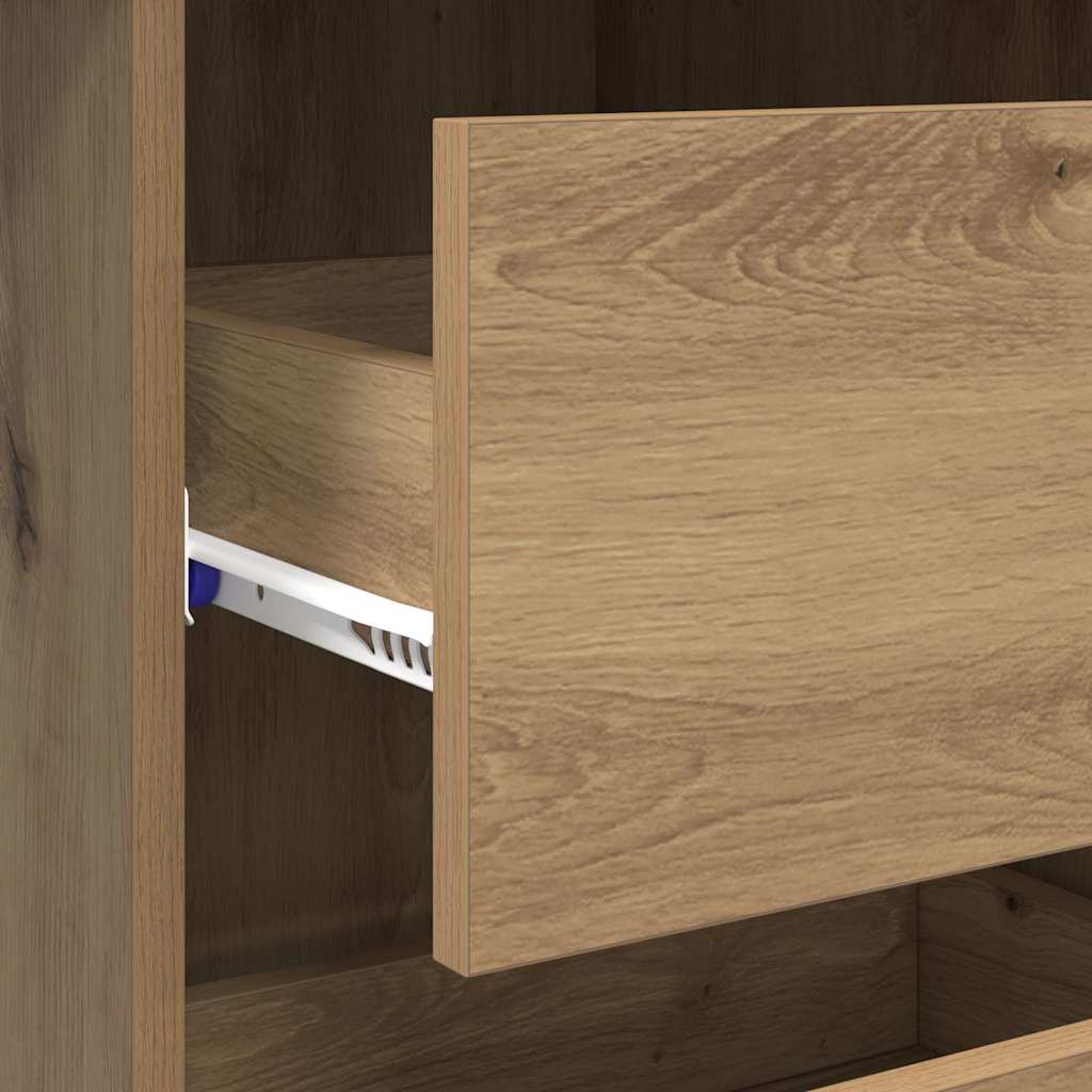 Skrivebord Artisan Eik 90 x 37,5 x 75 cm Konstruert tre