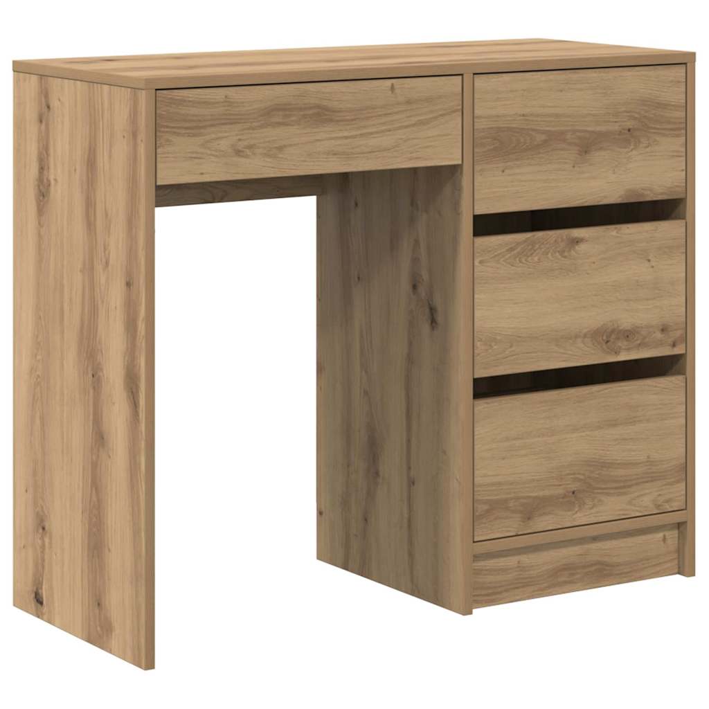 Skrivebord Artisan Eik 90 x 37,5 x 75 cm Konstruert tre