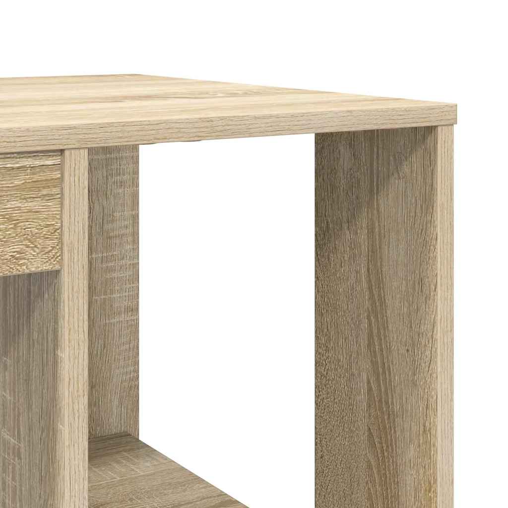 Skrivebord Sonoma eik 130 x 50,5 x 75 cm Konstruert tre