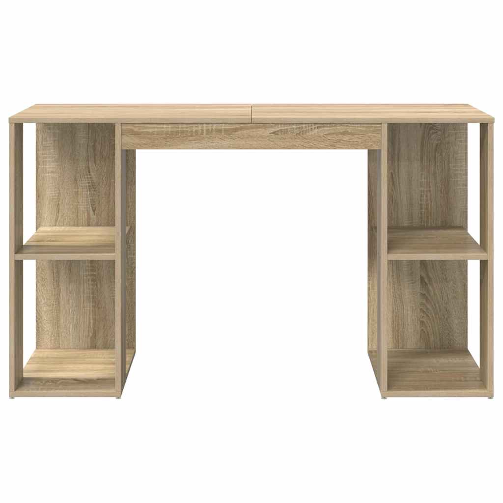 Skrivebord Sonoma eik 130 x 50,5 x 75 cm Konstruert tre