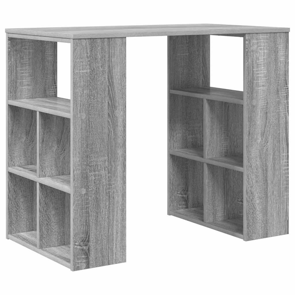 Skrivebord Grå Sonoma Konstruert tre 90 x 50 x 75 cm
