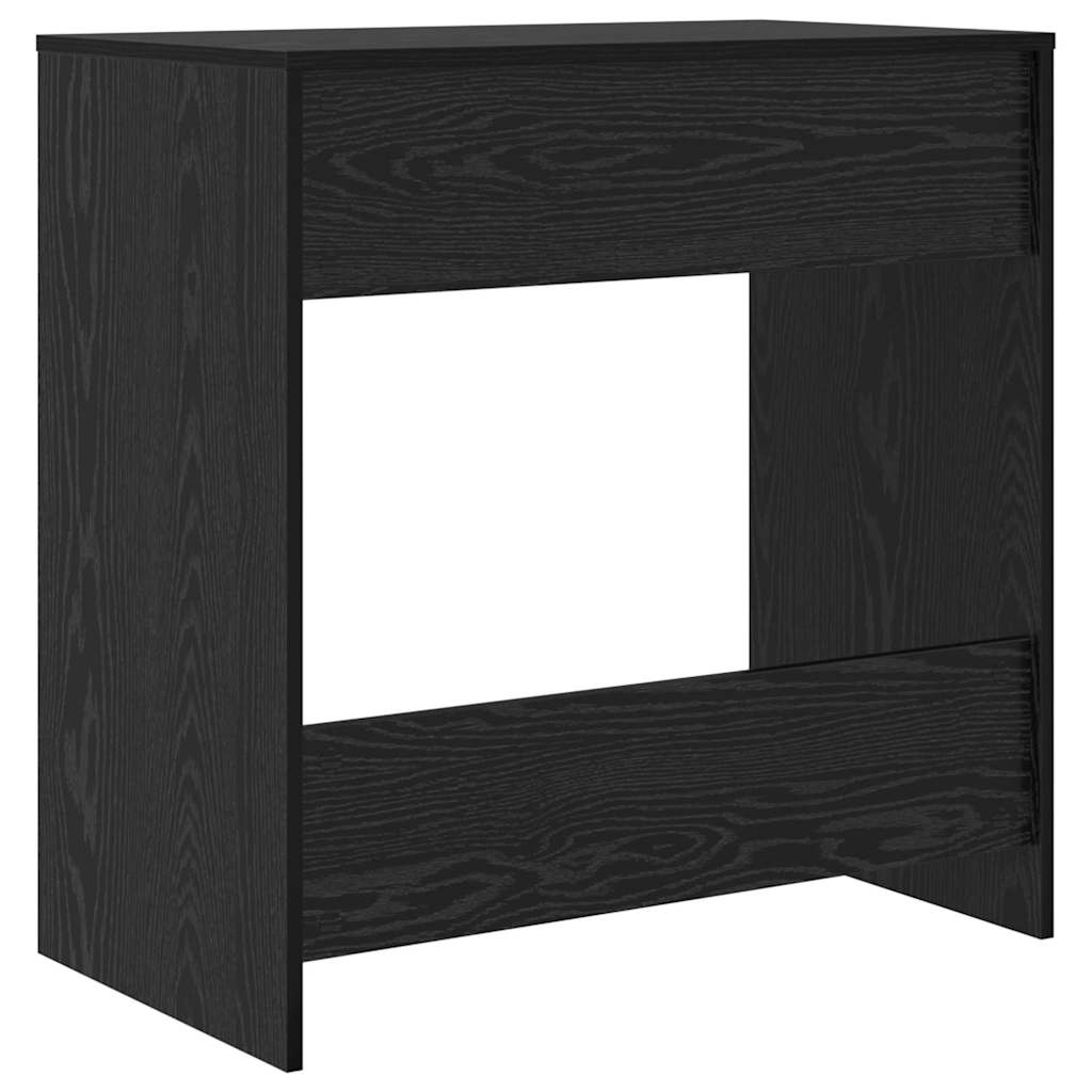 Skrivebord med skuff Svart Eik 77,5 x 43 x 79 cm Konstruert tre