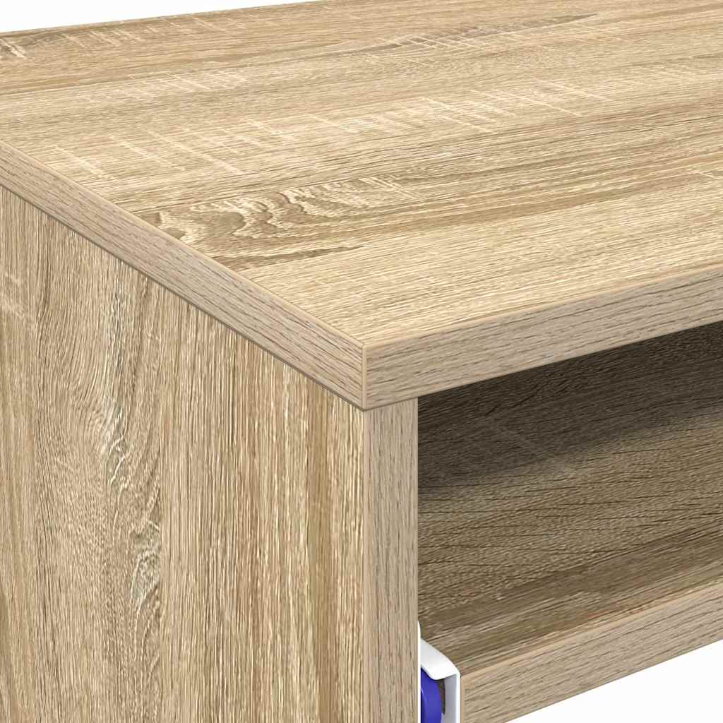 Skrivebord Sonoma eik 77,5 x 43 x 79 cm Konstruert tre