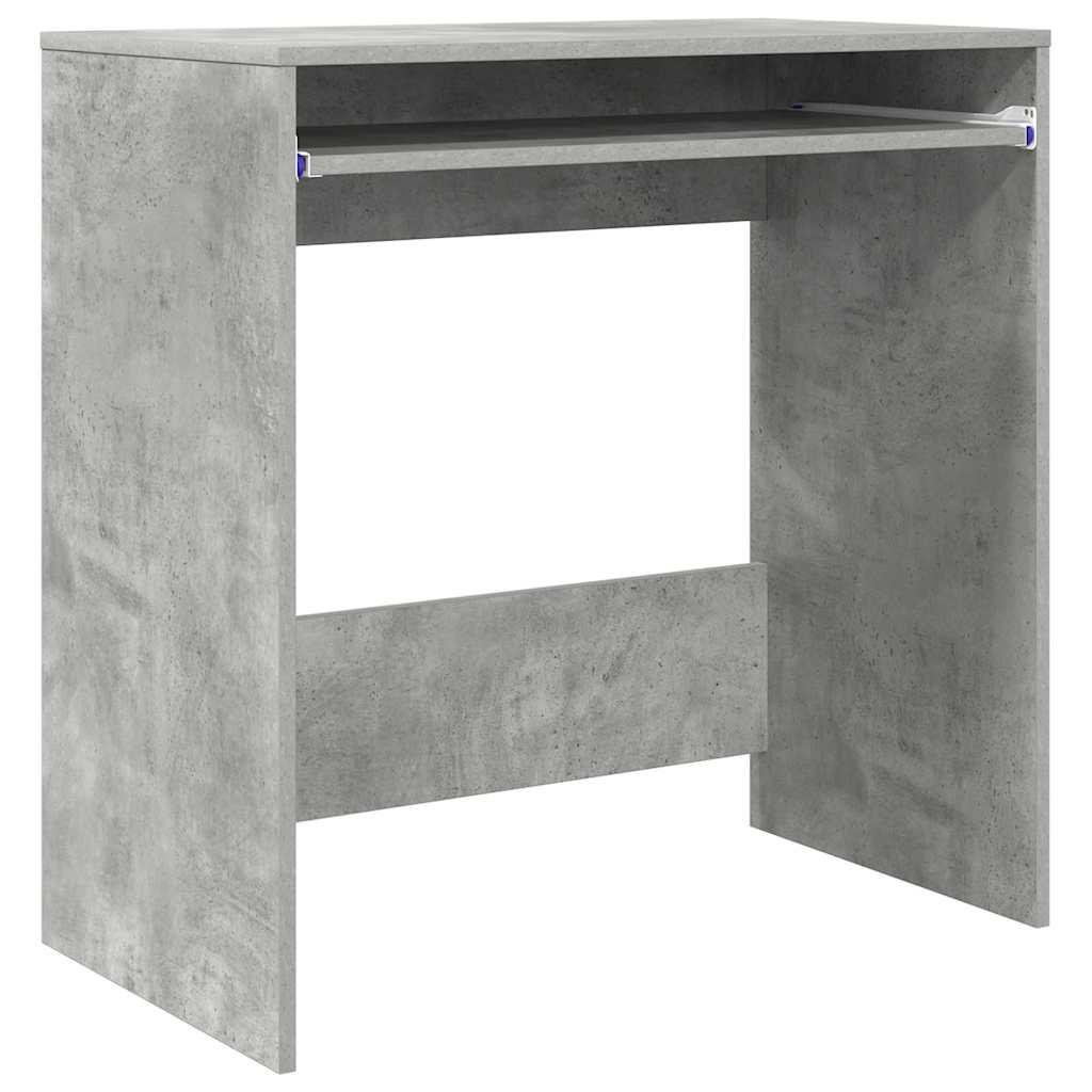 Skrivebord med skuff Betonggrå 77,5 x 43 x 79 cm Konstruert tre